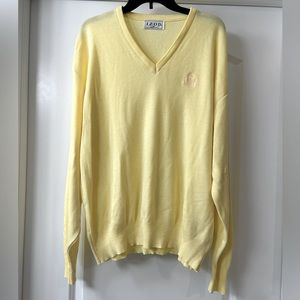 Vintage Izod men’s yellow sweater XL
